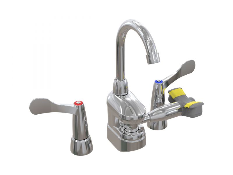 Halo Swing Activated Faucet and Eyewash